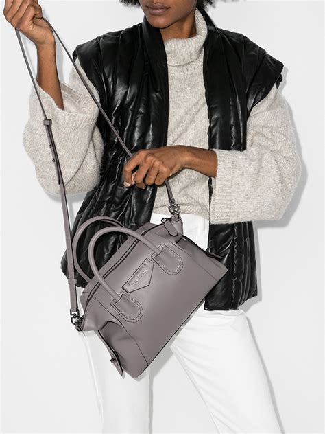 grey givenchy bag|givenchy leather tote bag.